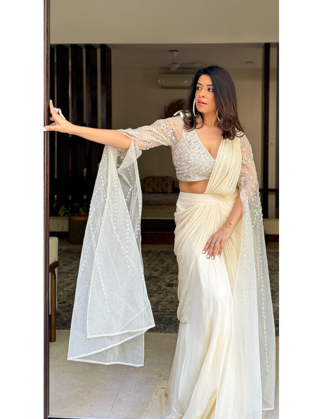 Indian Designer Pre draped saree singapore